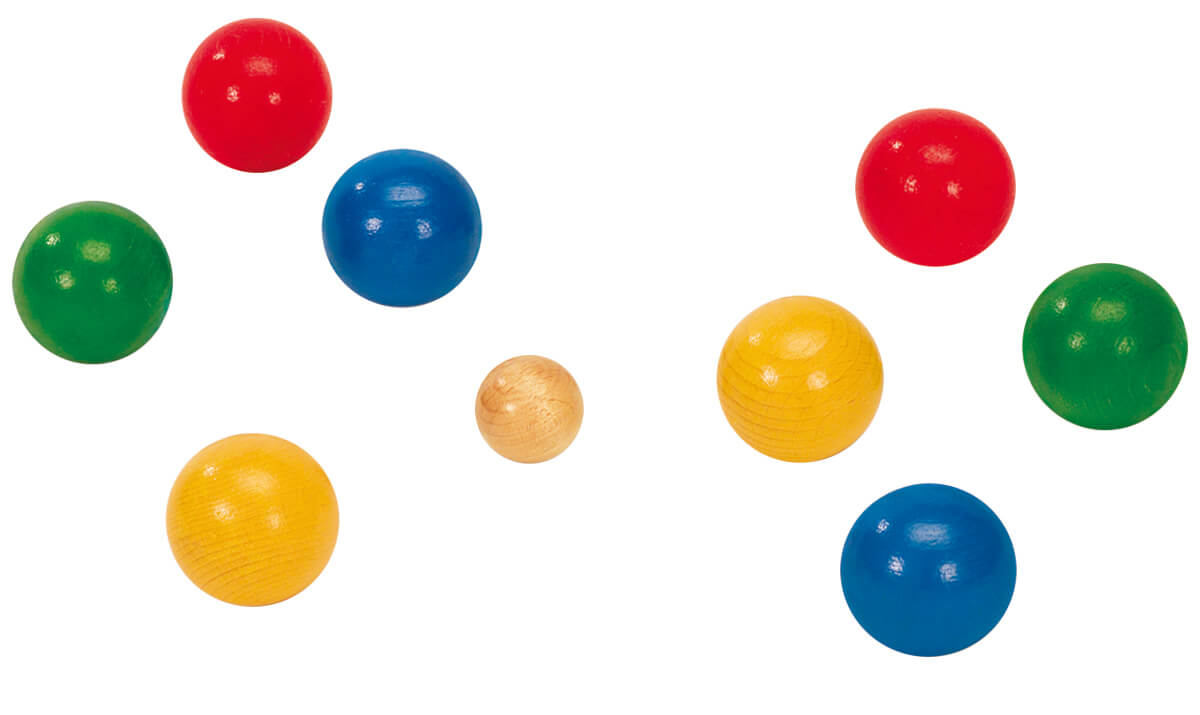 Bild 1 - Kinder-Boccia Holzkugeln